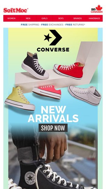 Converse shop free returns