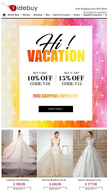 Tidebuy Wedding Dresses