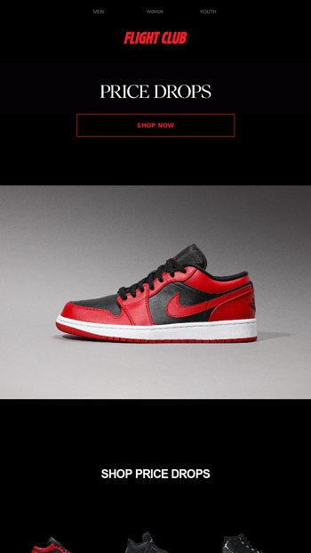 Flight Club Email Newsletters