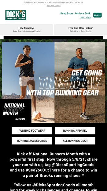 Happy National Runners Month! - DICK'S Sporting Goods Email Archive