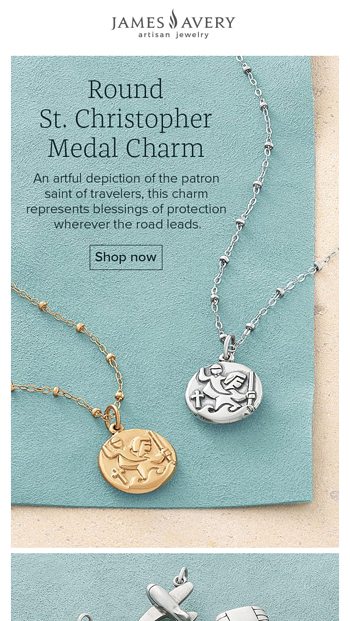 James avery sale st christopher necklace