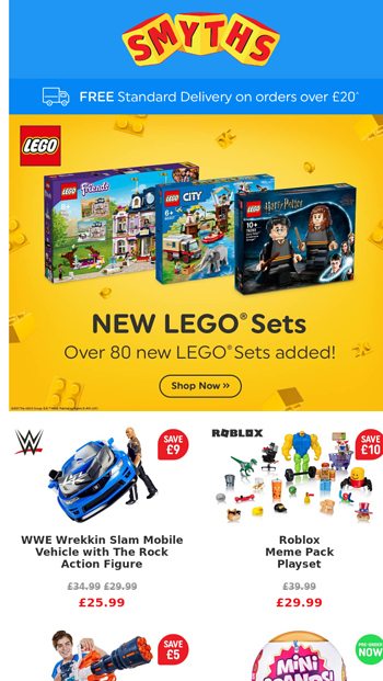 Over 80 new LEGO sets out now! - Smyths Toys Superstores Email Archive