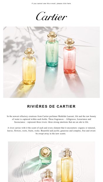 Cartier Email Newsletters