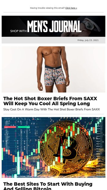 The Hot Shot Boxer Briefs From SAXX Will Keep You Cool All Spring Long -  Men's Journal