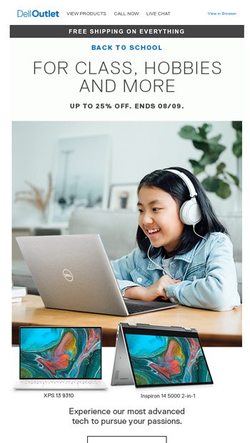 Dell Outlet Email Newsletters