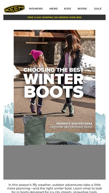 women's winterterra leather waterproof boot