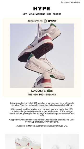 Lacoste sale hype dc