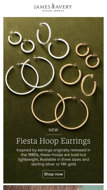 James avery clearance hoops