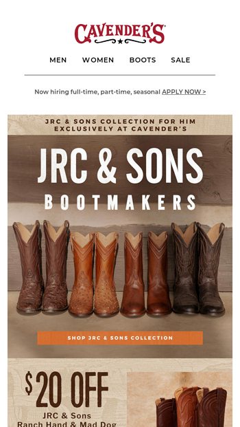 Cavender's mens clearance boots sale