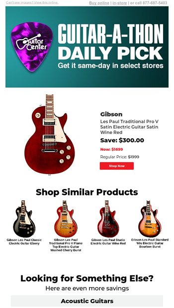 Daily Pick  Guitar Center