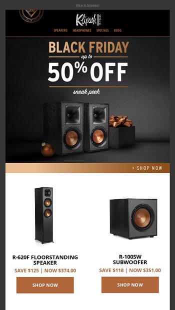 Black friday klipsch speakers cheap