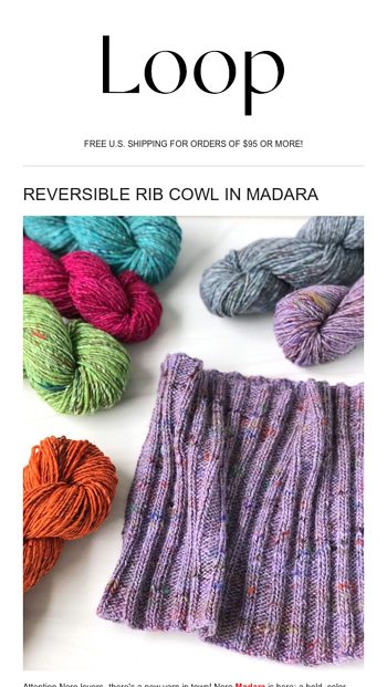 Ribbed Cowl Knitting Pattern : Daring