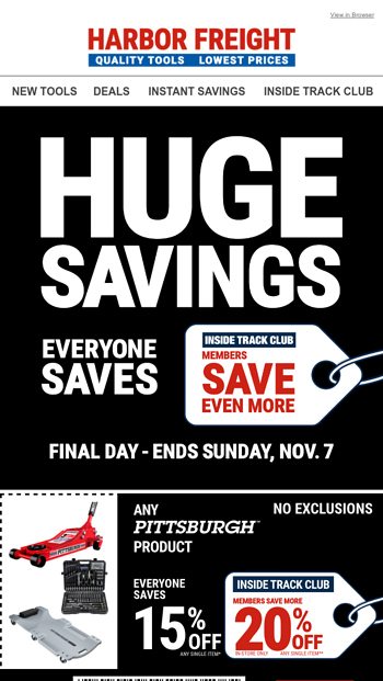 Only 2 Days Left – Huge Savings Coupons Expire Soon - Harbor Freight 