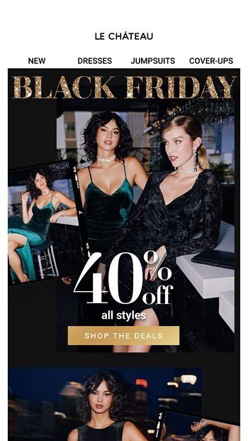 LAST CHANCE for 40 off this Black Friday weekend