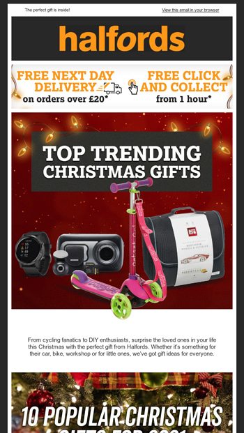 Halfords Email Newsletters