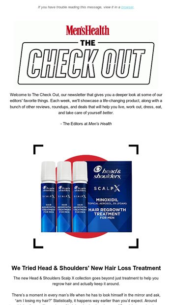 We Tried Head And Shoulders New Hair Loss Treatment Mens Health Email