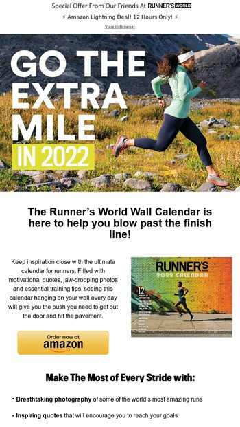 ⚡ Amazon Lightning Deal 12 Hours Only ⚡ Runner s World Email Archive