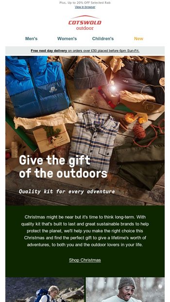 Cotswold store outdoor rab