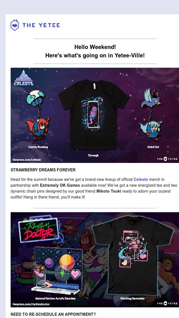 Make it to the Summit! 🏔️🍓 - The Yetee Email Archive