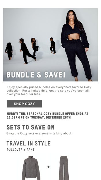 Bundle and Save on Cozy! - SKIMS Email Archive