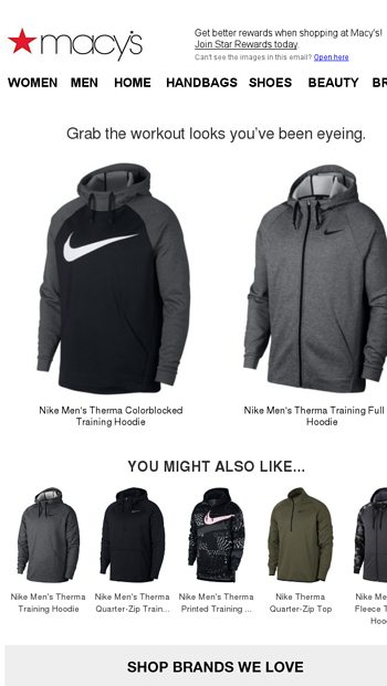 macys nike mens jacket