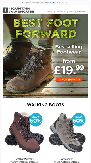 mountain warehouse walking boots womens