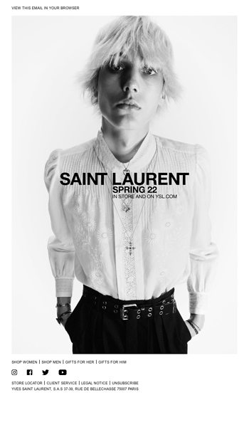 ysl newsletter