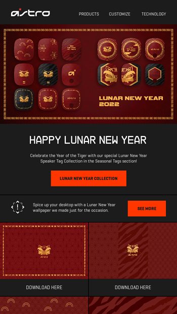 Celebrate with Lunar New Year Speaker Tags