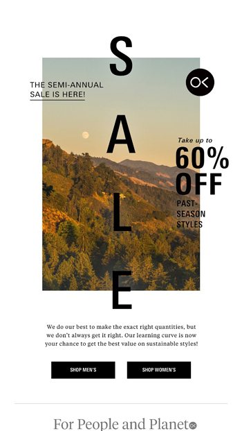 Our Semi-Annual Sale