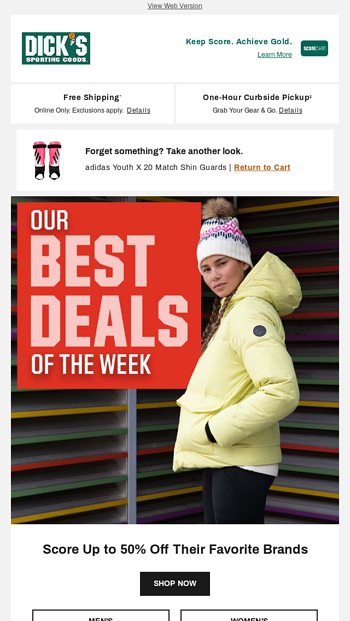 This Emails Packed With Deals You Can Find Everything You Need Here 💸 Dicks Sporting Goods 