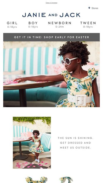 Spring in view our latest collection