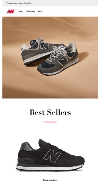 Worn by anyone. - New Balance Email Archive