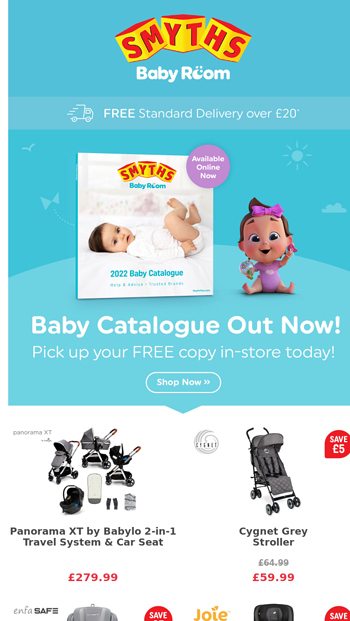 Baby Catalogue Out Now, with something for every baby! - Smyths Toys ...