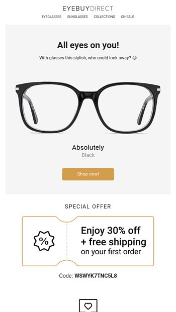 You're all set! 👍 - EyeBuyDirect Email Archive