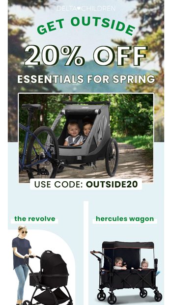 Its SPRING Take 20 Off and Get Outside