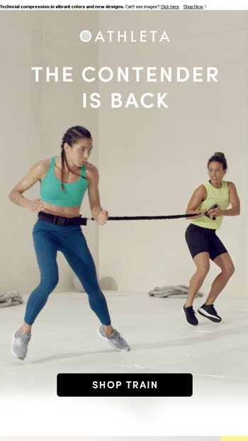 They're HERE  All New Contender Tights. - Athleta Email Archive