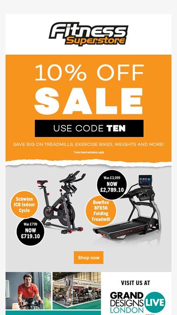 Get 10 off this bank holiday weekend