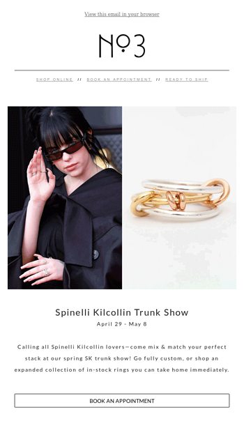 Spinelli Kilcollin Trunk Show