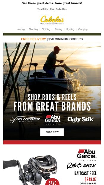 Cabela's Email Newsletters