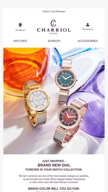 Just dropped which FOREVER watch will be on your wrist this summer