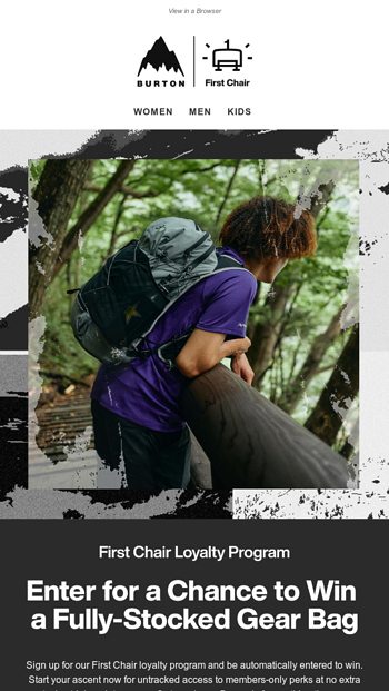 Pack with a Bag That Will Last a Lifetime Burton Email Archive