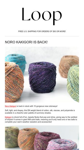 New colors of Noro Kakigori