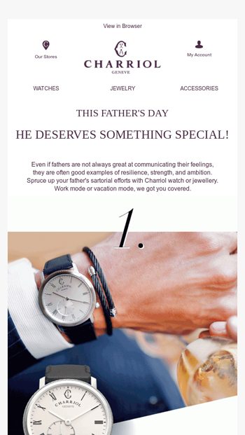 This Fathers Day he deserves something special