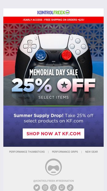 EARLY ACCESS  25 OFF Summer Drop