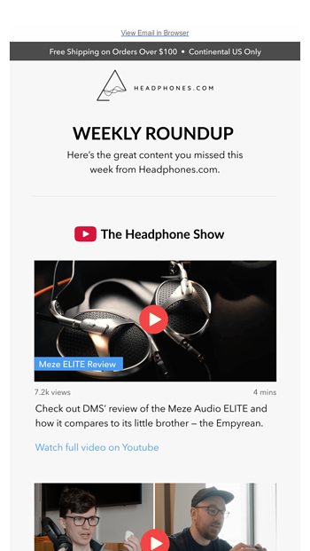 New Content Alert  Meze Audio ELITE Review  DMS favorite travel headphones and more from HighEnd