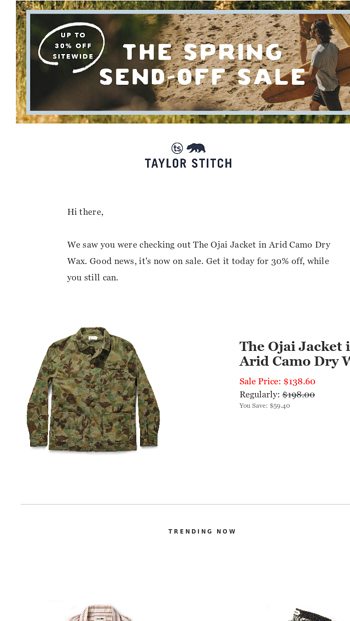   Heads Up Theres A Discount At Taylor Stitch