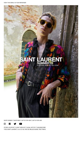 Rive Droite Alo Yoga SAINT LAURENT Email Archive