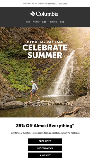 Stay Cool and Protected with Columbia Sportswear this summer with