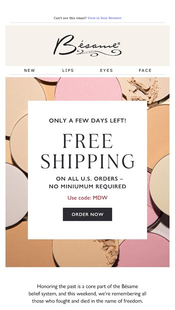 Long Weekend  Free Shipping 