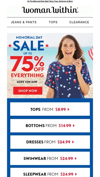 Woman within clearance clearance tops